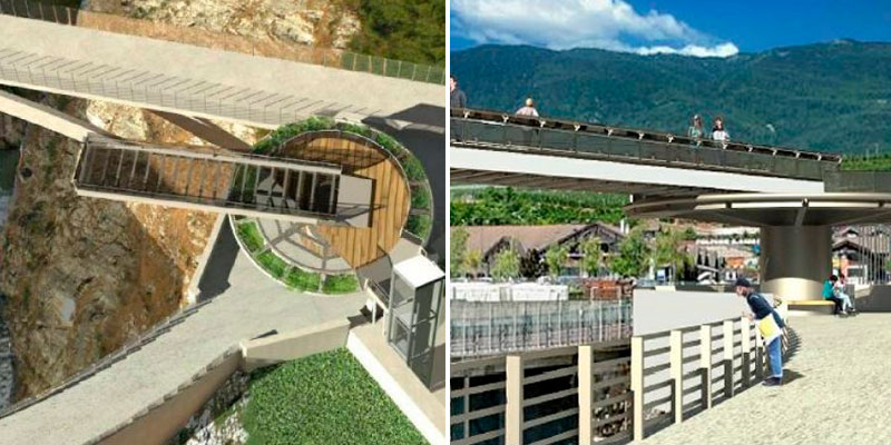 Una passeggiata nel cielo sopra la diga di Santa Giustina