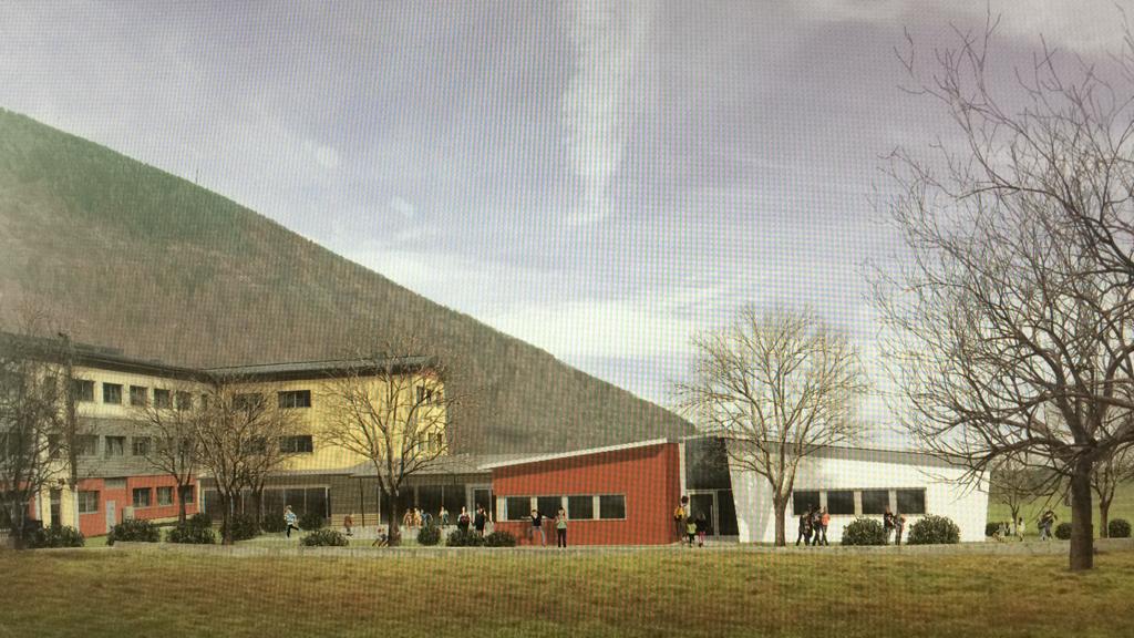 Ossana, ruspe al lavoro per le nuove elementari