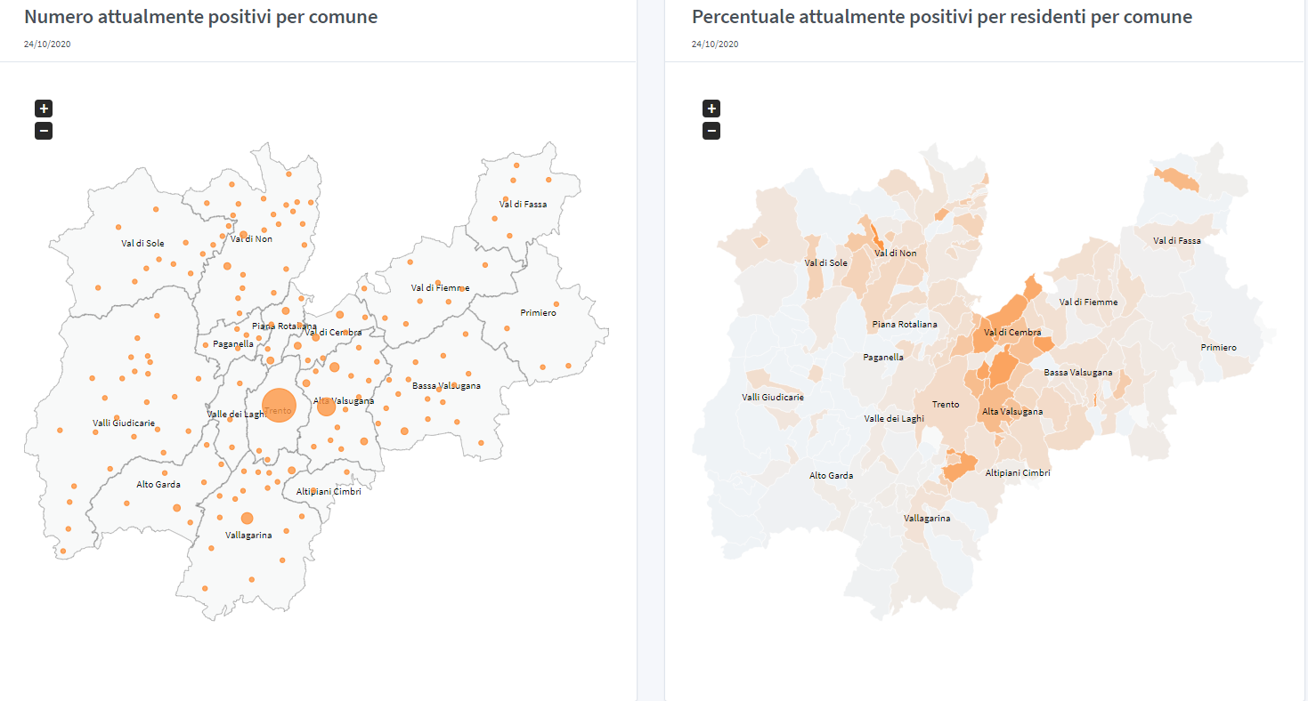 Coronavirus, crescono ancora i positivi nelle Valli del Noce