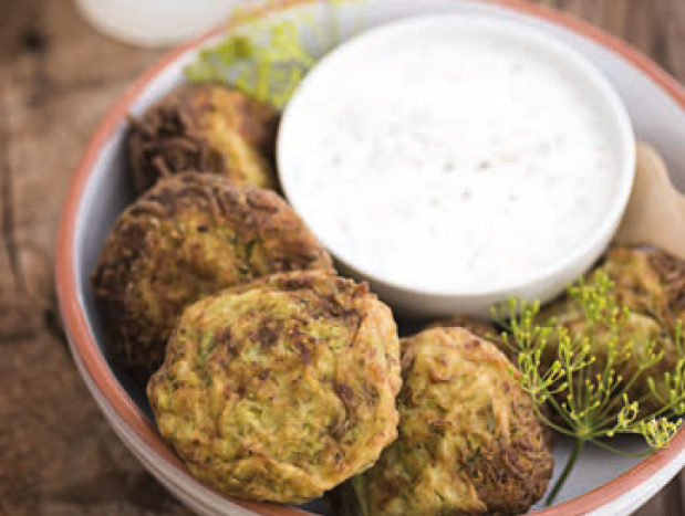 Morbidelle di zucchine con mozzarella