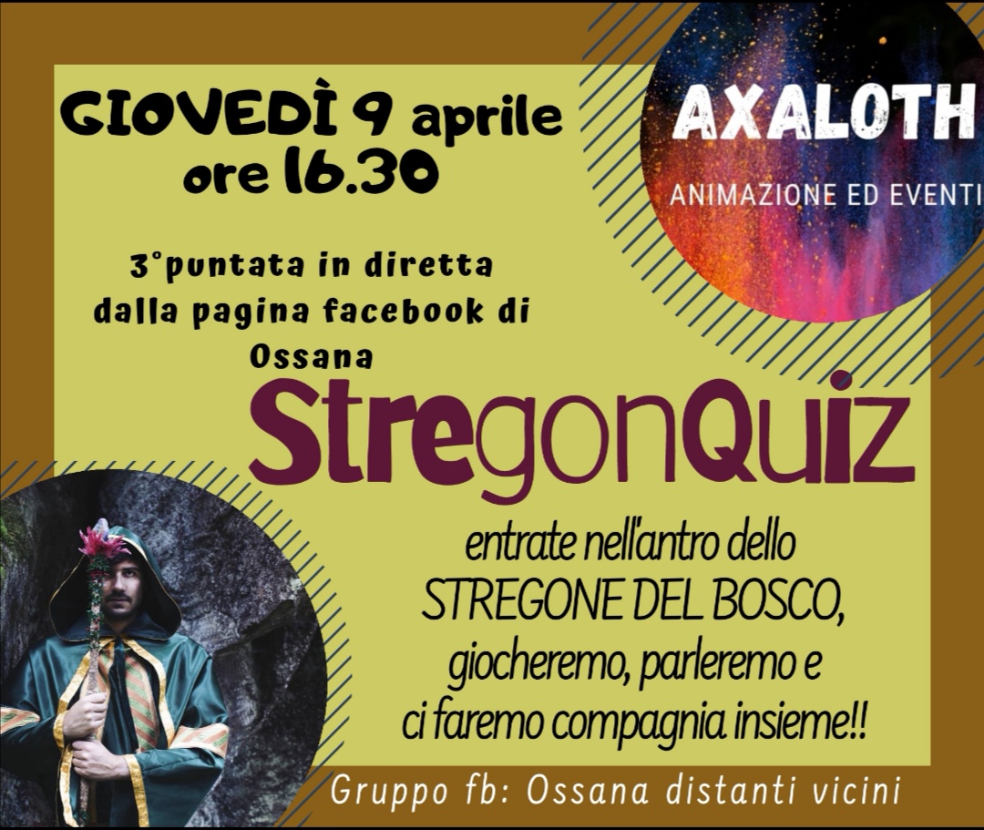 Lo Stregone del Bosco che scaccia la noia da coronavirus