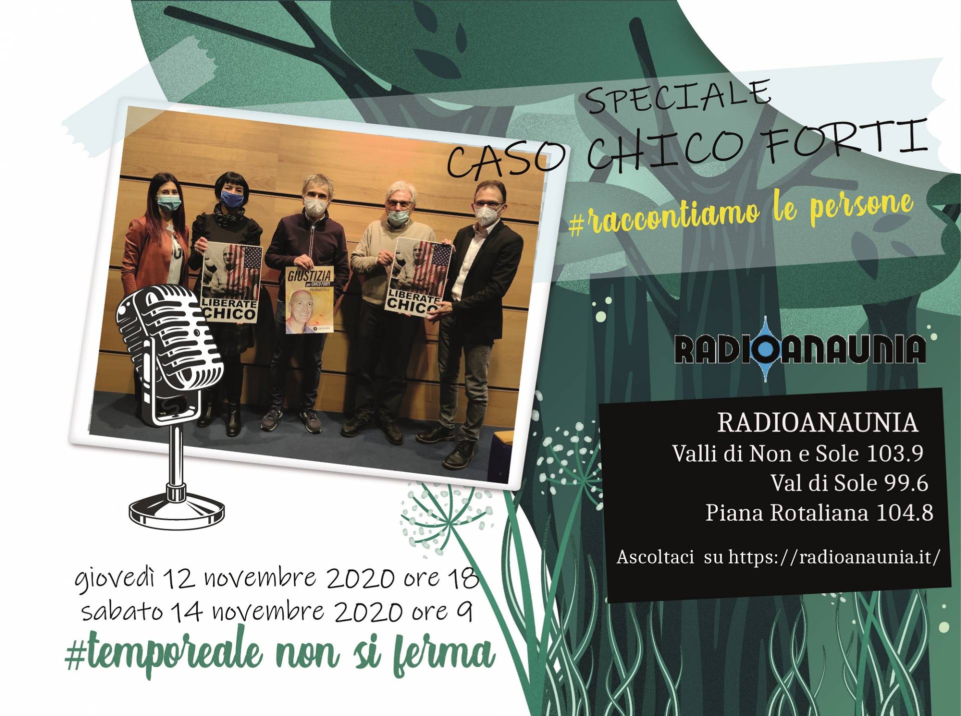 A Radio Anaunia uno speciale su Chico Forti