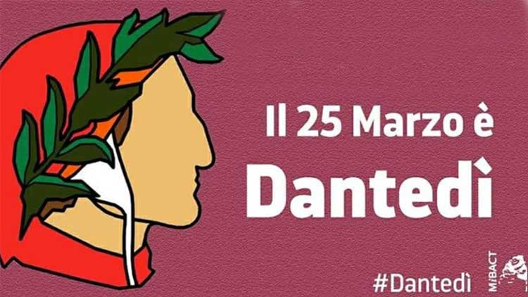 Il 25 marzo &egrave; il Danted&igrave;