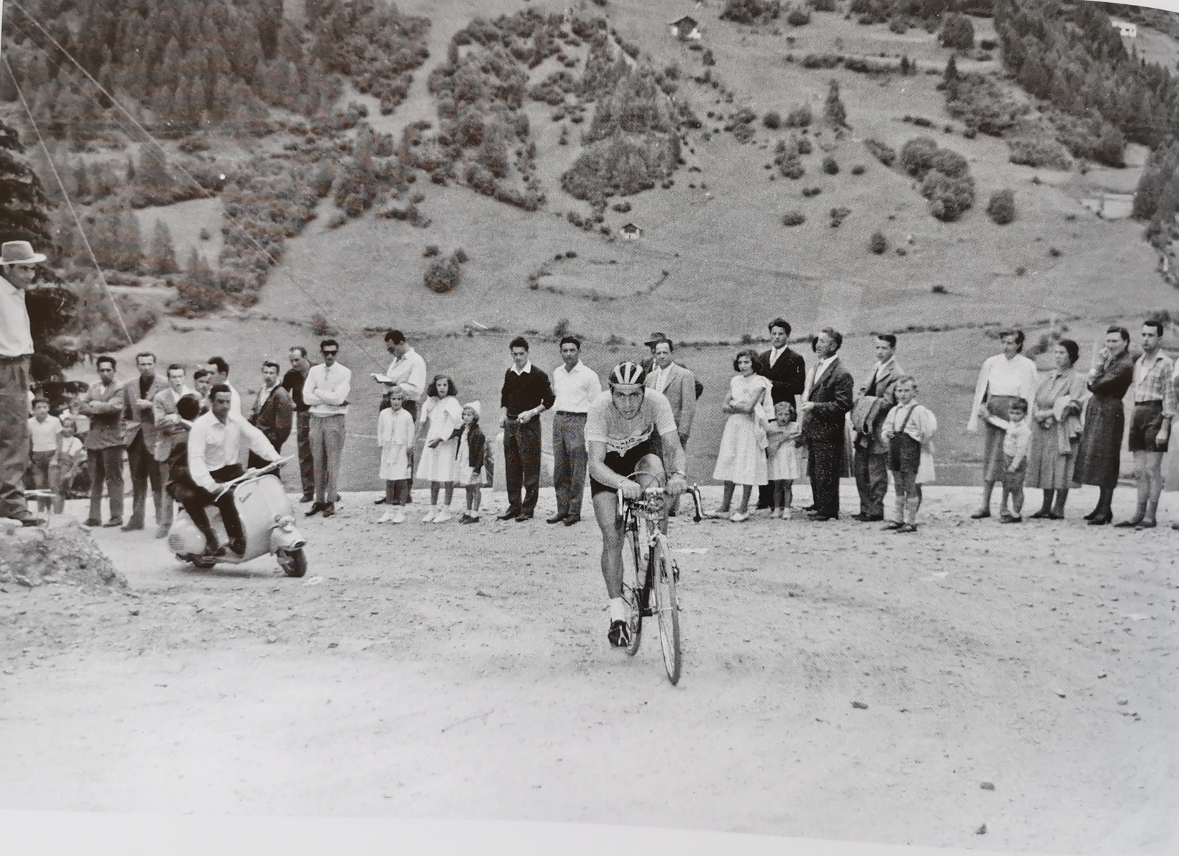 In bianco e nero, ciclismo d'altri tempi