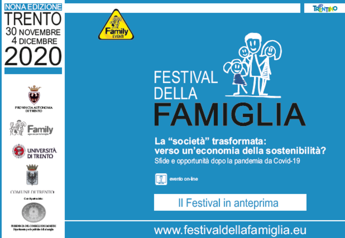 Festival della famiglia, tra sfide e opportunit&agrave;  per il dopo pandemia