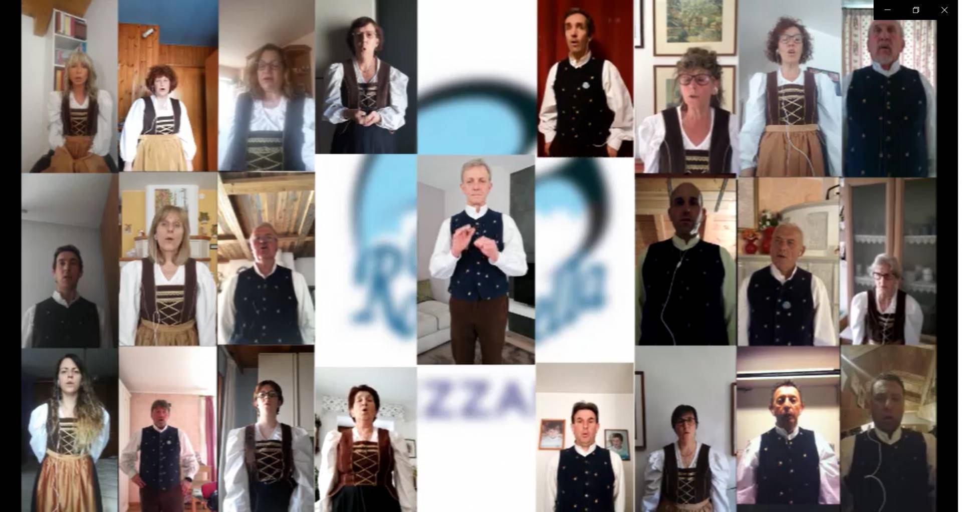 Coro Rondinella, un video a distanza per infondere la speranza