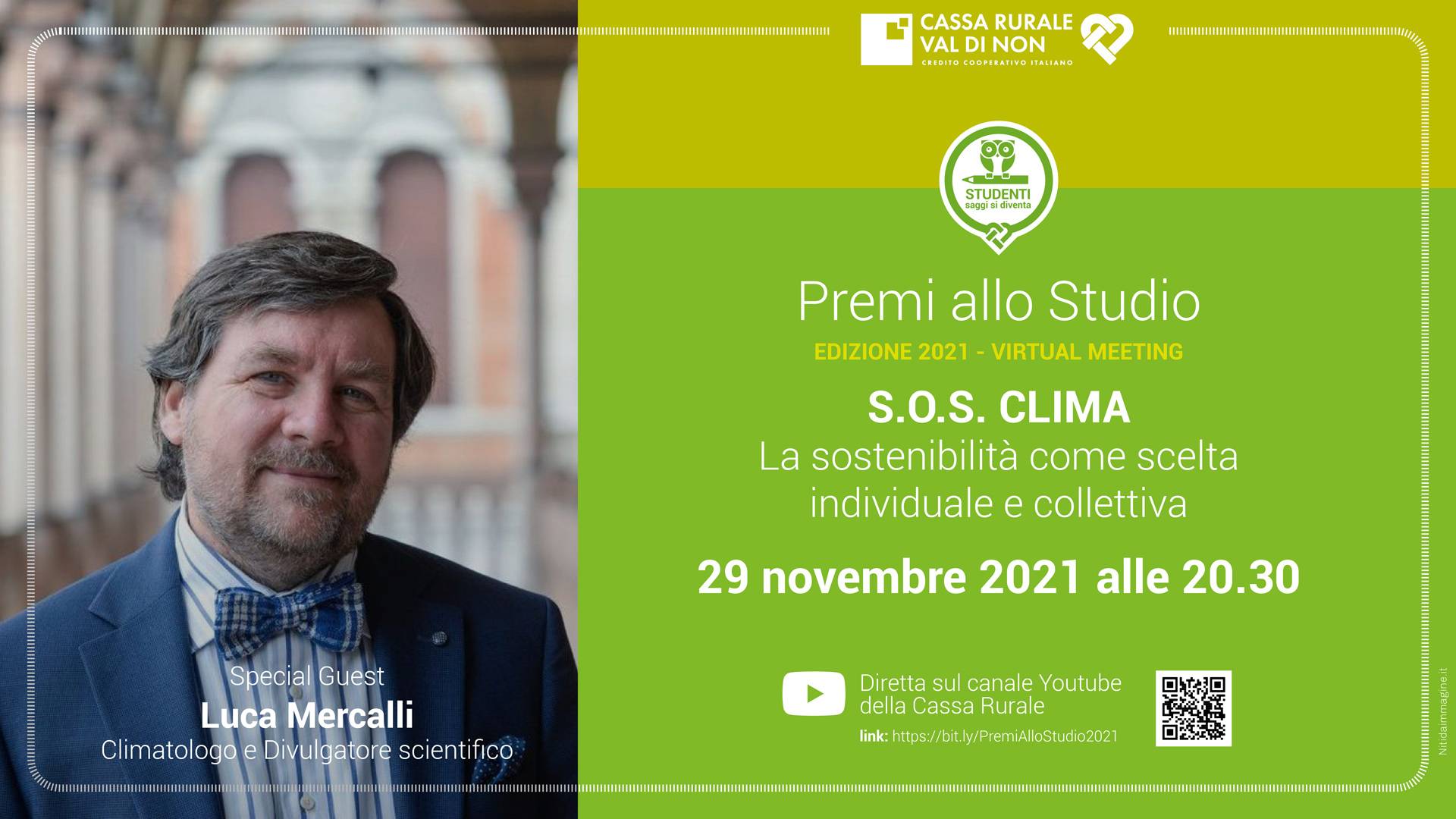 La Cassa Rurale Val di Non premia lo studio