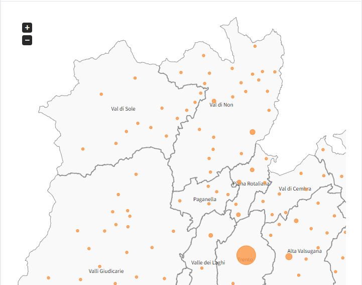Boom di contagi a Croviana, l"incidenza &egrave; dell"1,5%