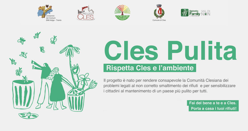 Un progetto per Cles pi&ugrave; pulita