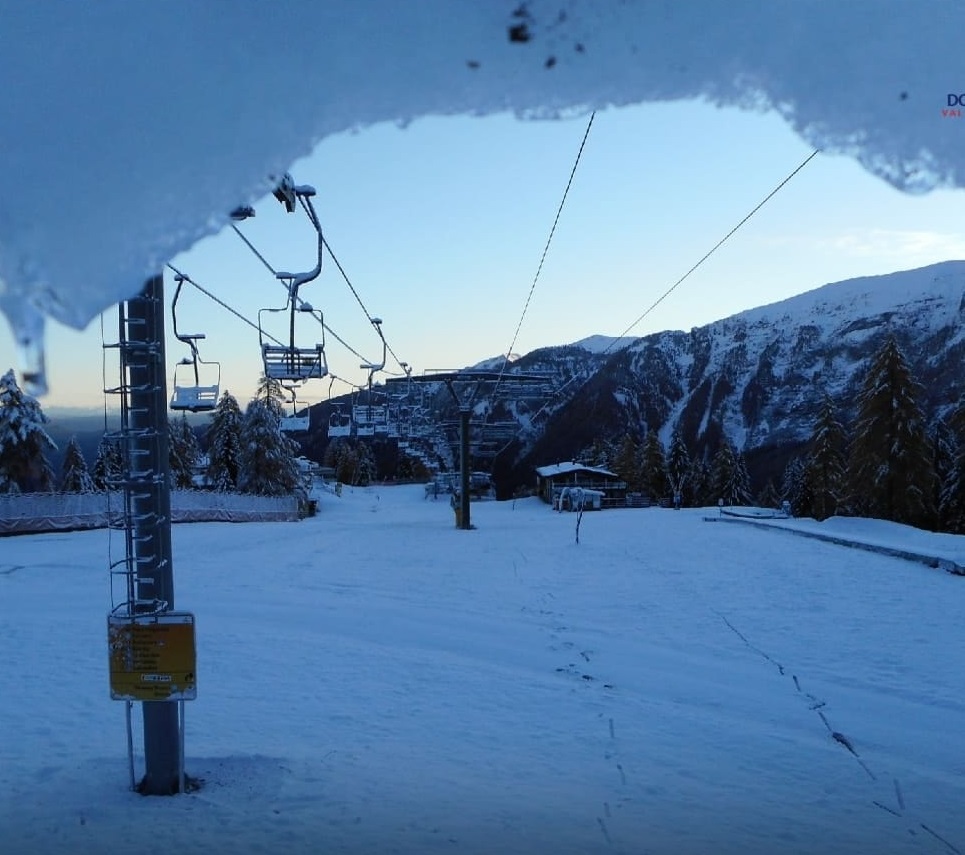 Valli imbiancate dalla prima neve 