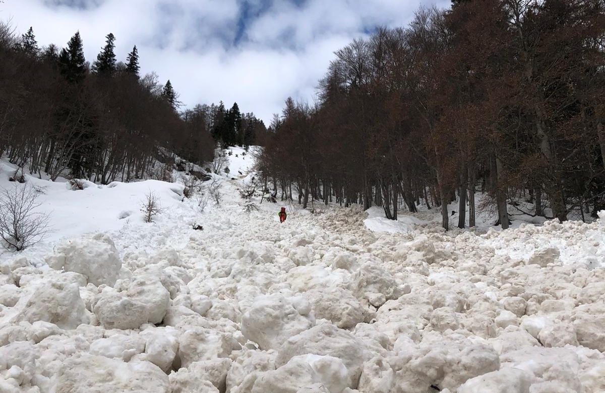 Valanga in Vallesinella, nessuna persona coinvolta