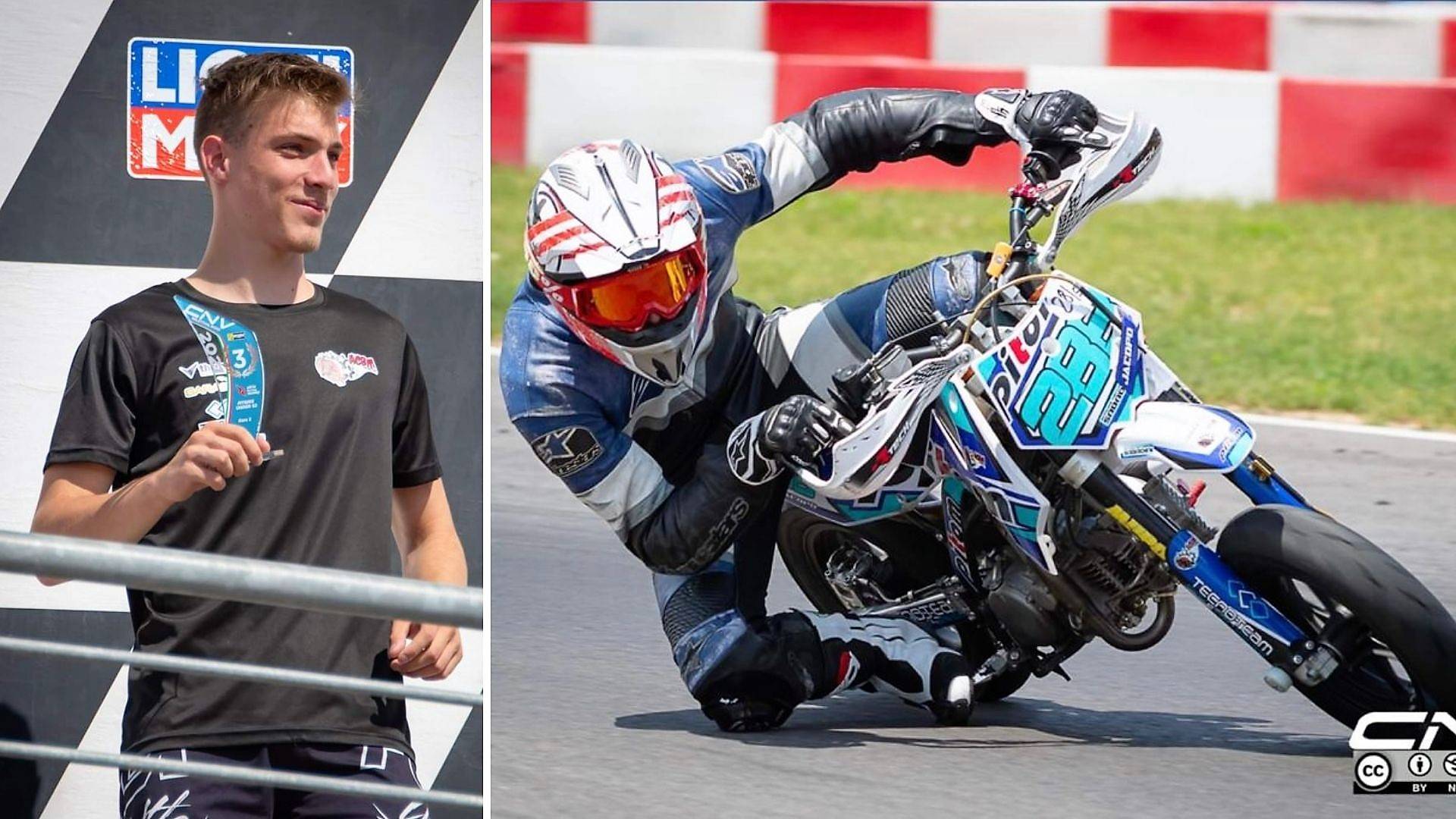 Jacopo Dell"Eva, centauro di Pit Bike