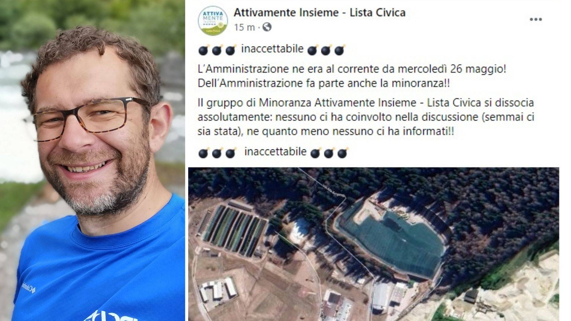 Alessandro Fantelli sulla discarica: «Inaccettabile scoprirlo cos&igrave;»
