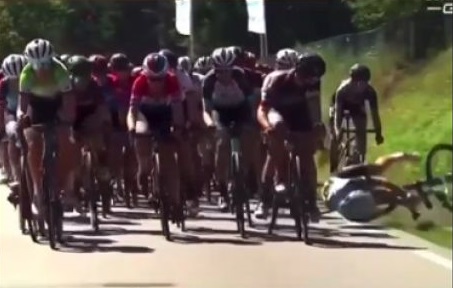 Paternoster: brutta caduta e ritiro