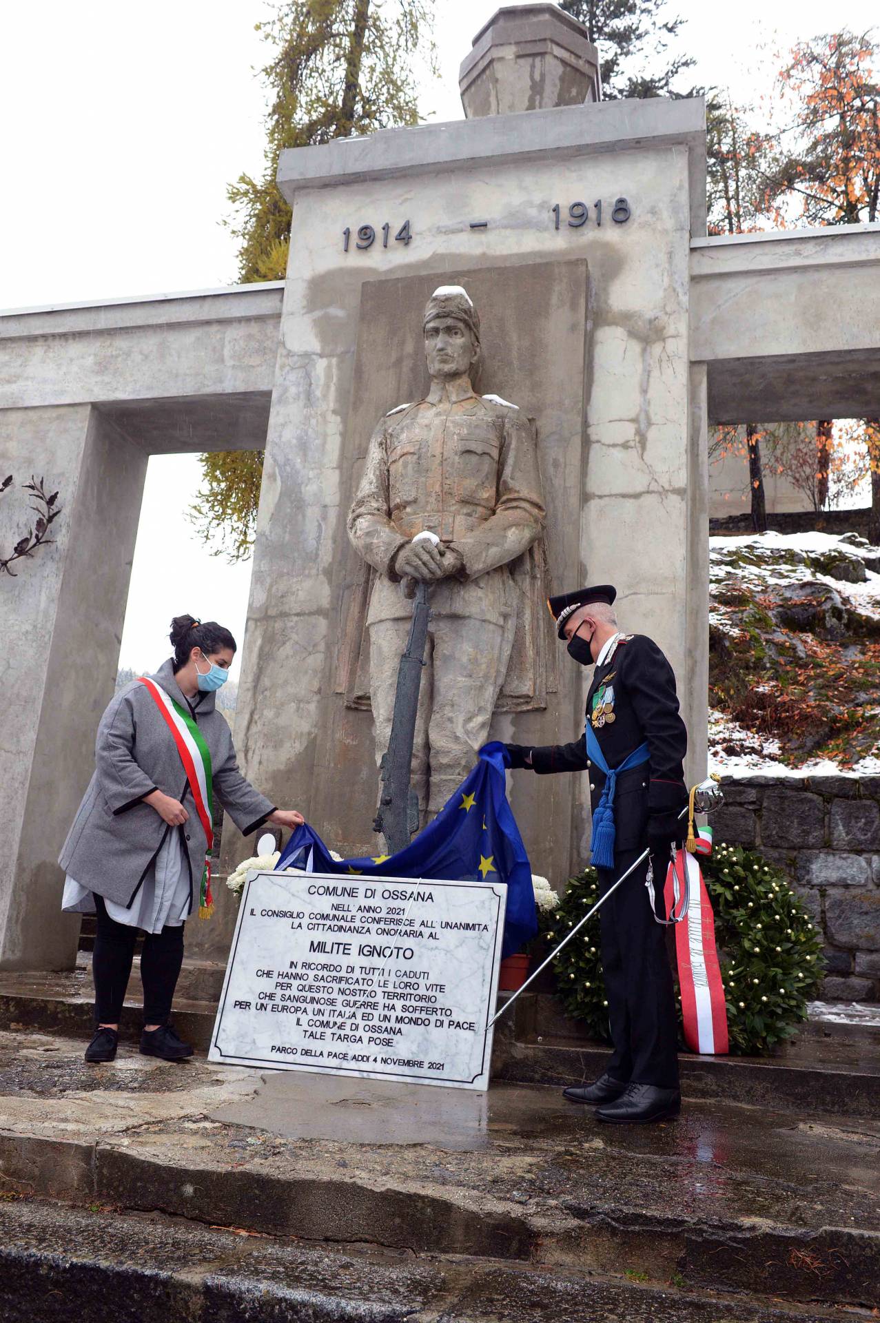 Il Milite Ignoto &egrave; cittadino onorario di Ossana