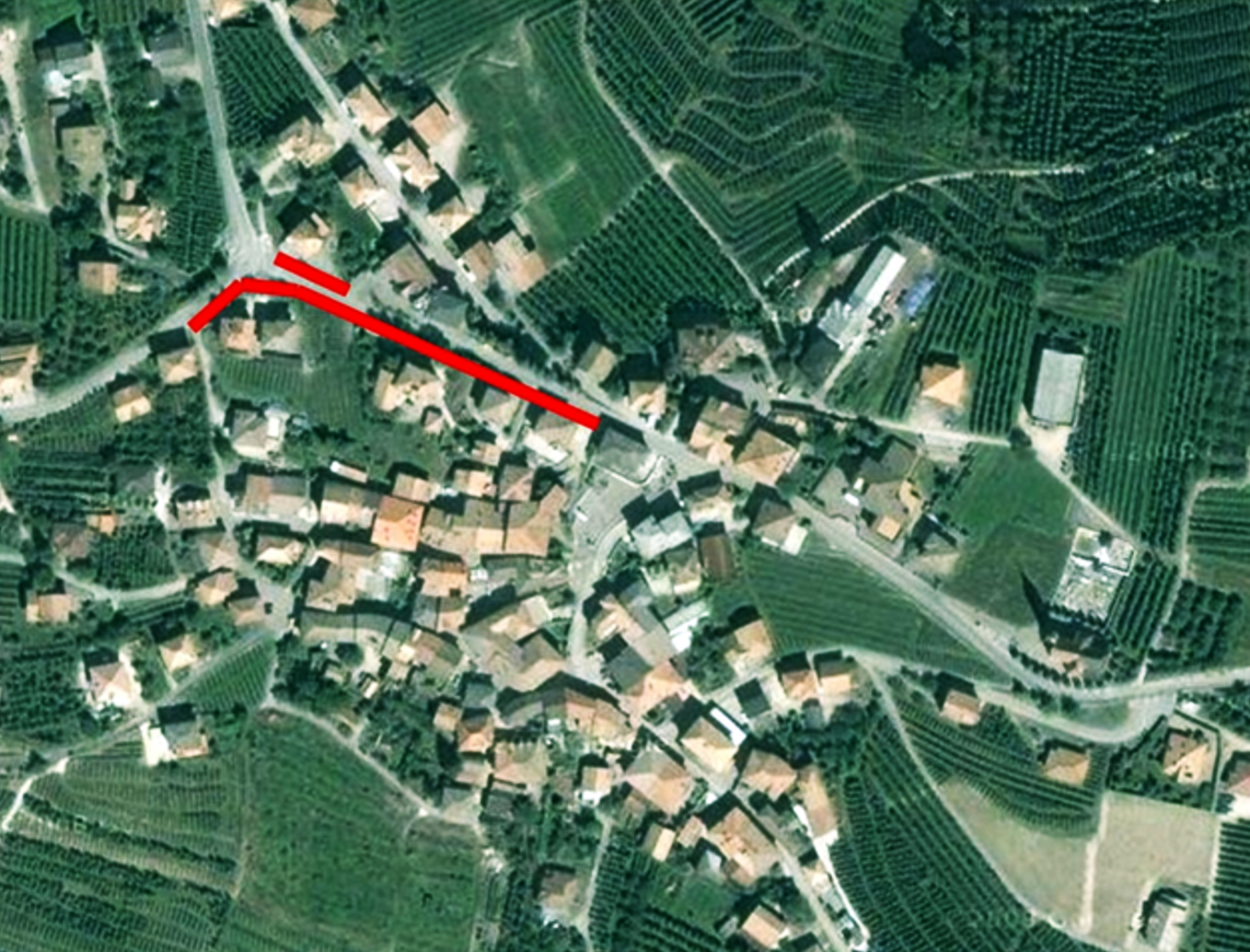 A Campodenno arriva il marciapiede