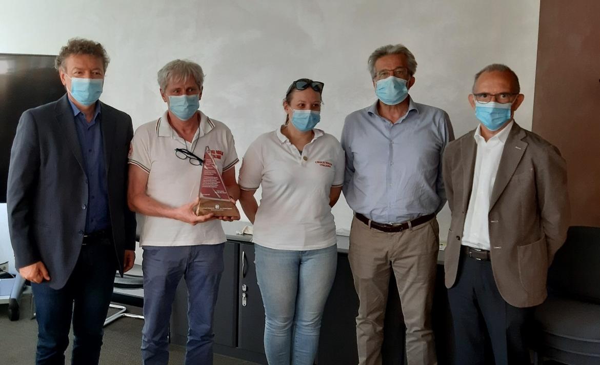 Lotta al Covid, il ringraziamento di Apss a Croce Rossa