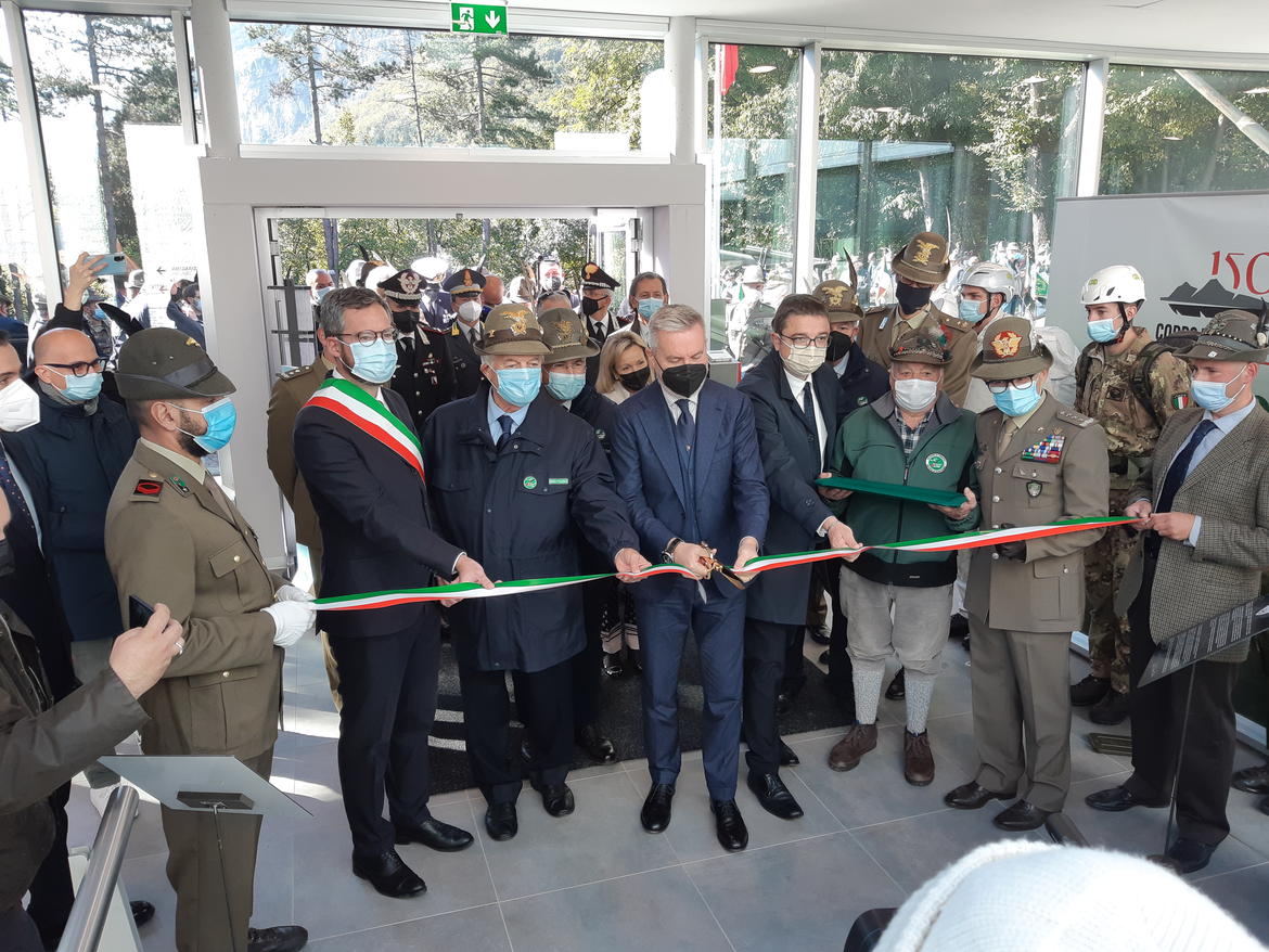 Il ministro Guerini al Museo Nazionale Storico degli Alpini