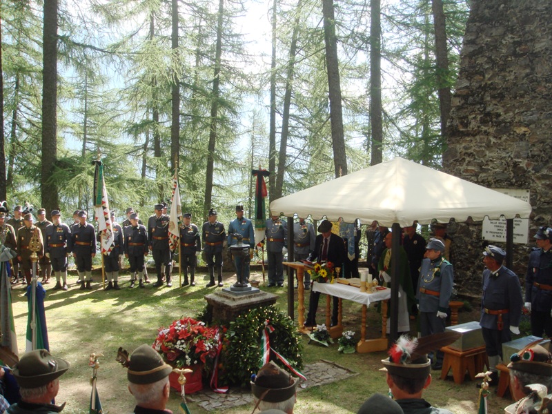 A Peio per commemorare i caduti della Grande guerra