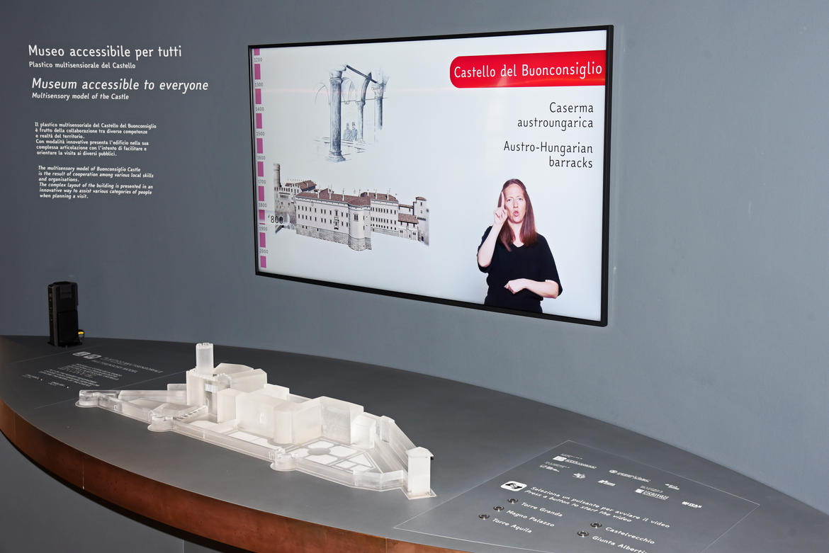 Giornata Internazionale delle persone con disabilit&agrave; : un plastico al Buonconsiglio