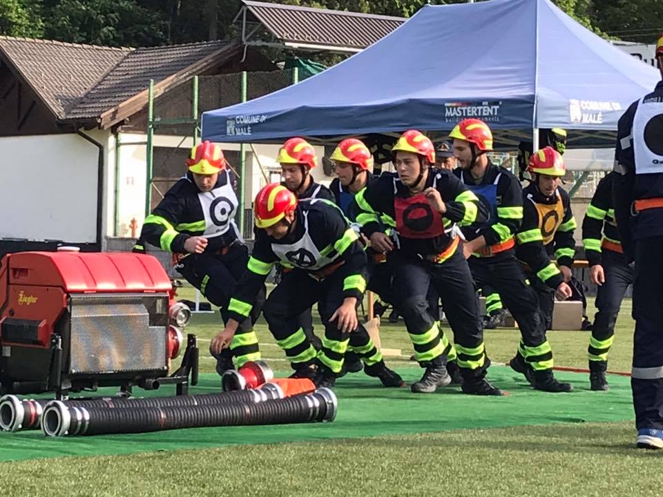 I pompieri di Mal&eacute; alle Olimpiadi dei vigili del fuoco volontari CTIF