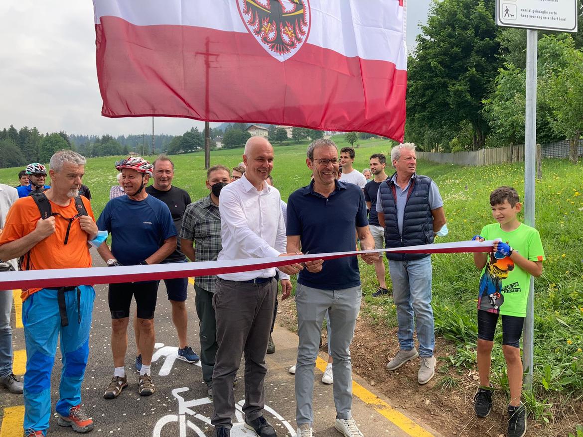Ampliata la ciclopedonale fino alla Mendola