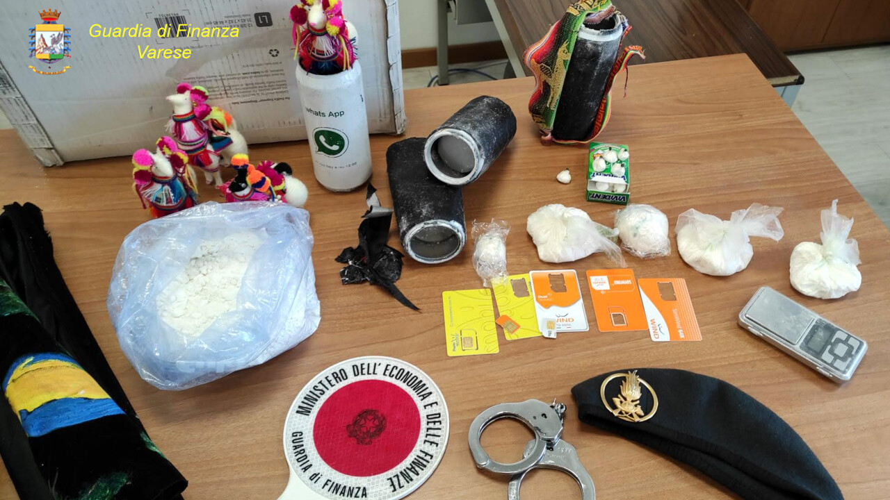 Cles, cocaina sequestrata