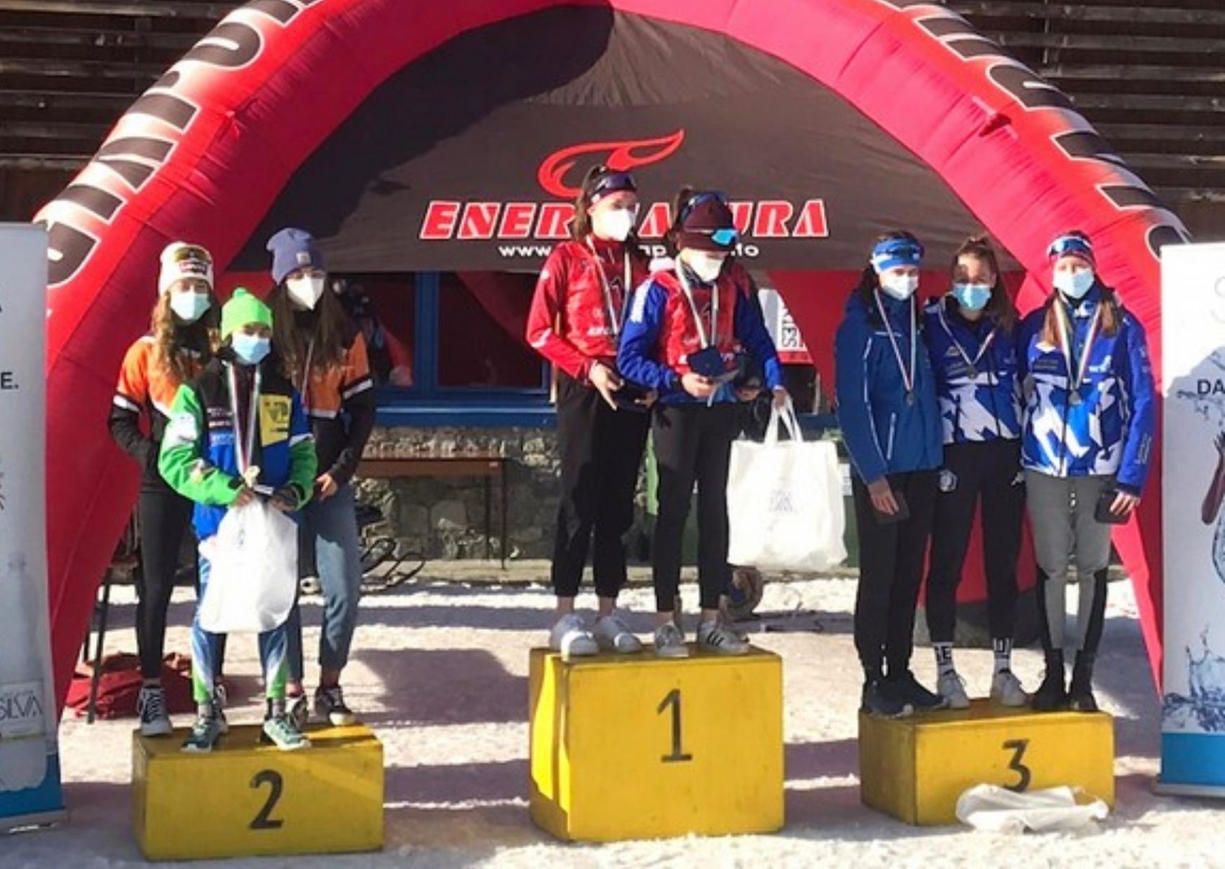 Biathlon, bronzo trentino con 2 atlete del Val di Sole