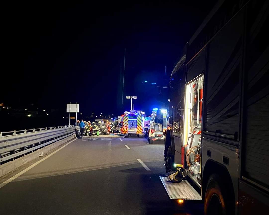 Incidente sul viadotto 