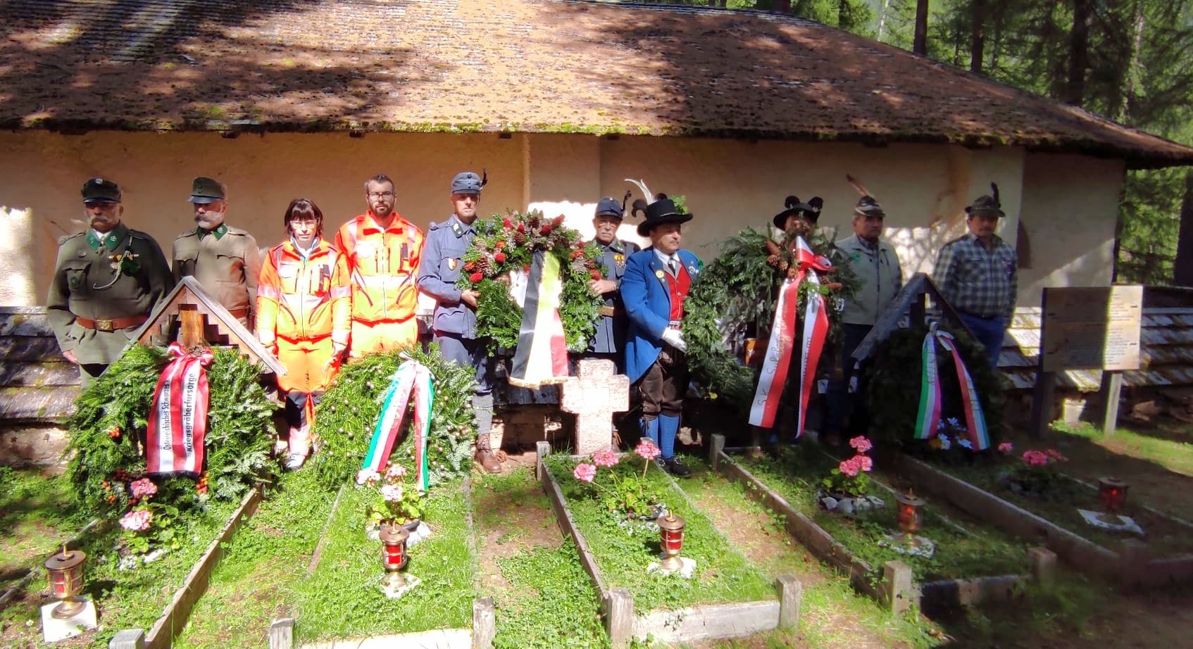 A Peio il ricordo dei caduti