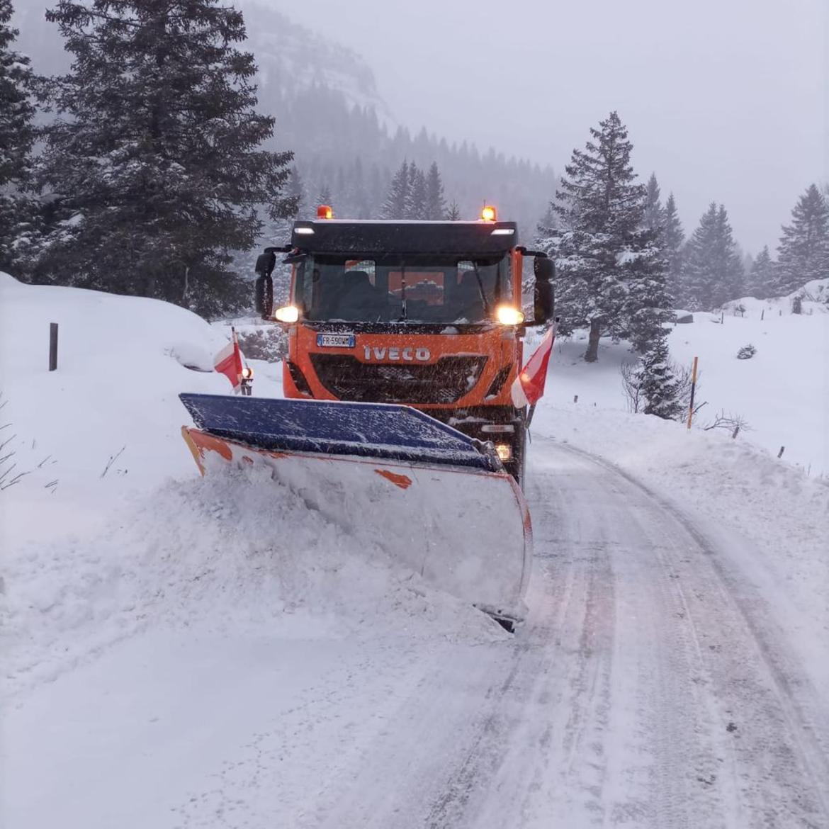 Previsione di nevicate, riunita la sala operativa provinciale