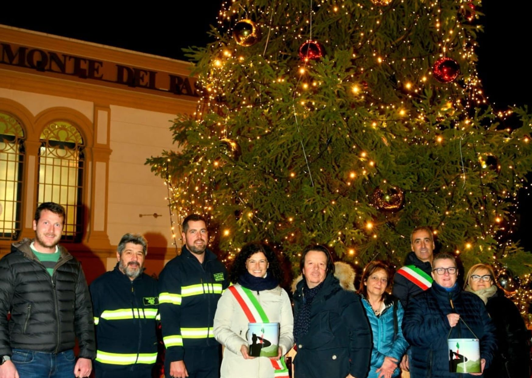 Amicizia sotto l'albero di Natale tra Campodenno e Gonzaga