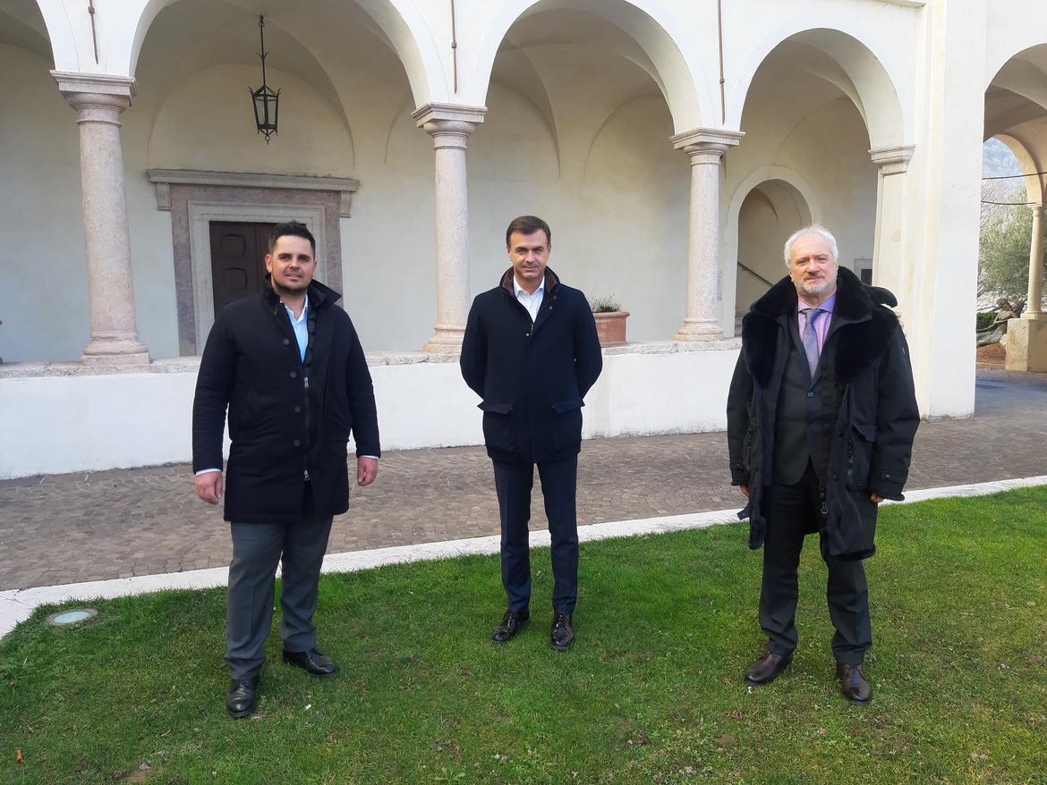 Visita alla FEM del presidente nazionale di Coldiretti, Ettore Prandini