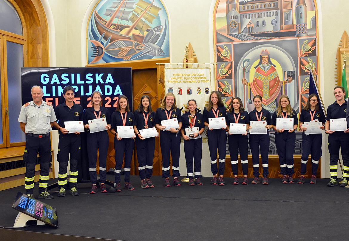 I Vigili olimpici premiati a Trento
