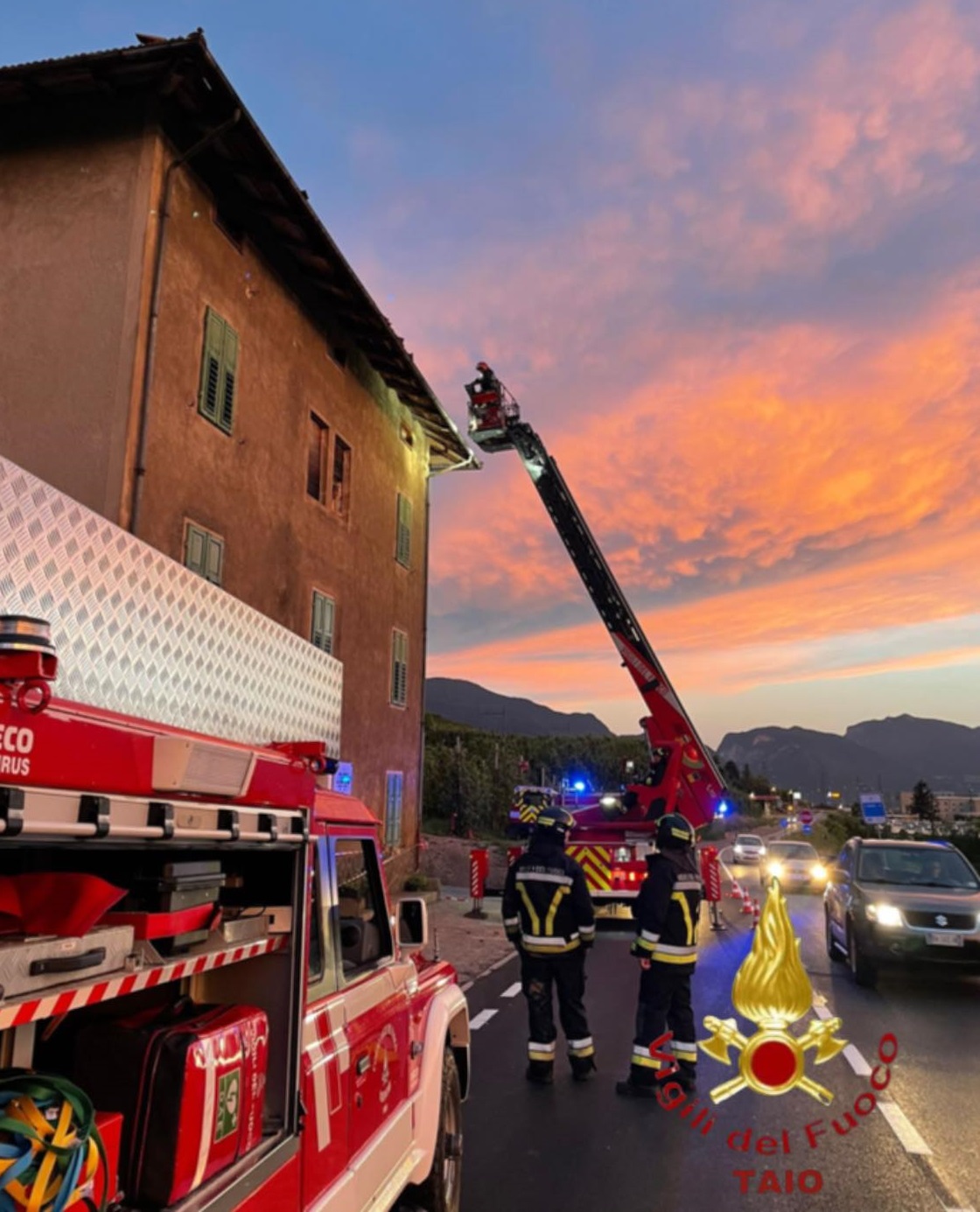 Forte vento, danni in Val di Non