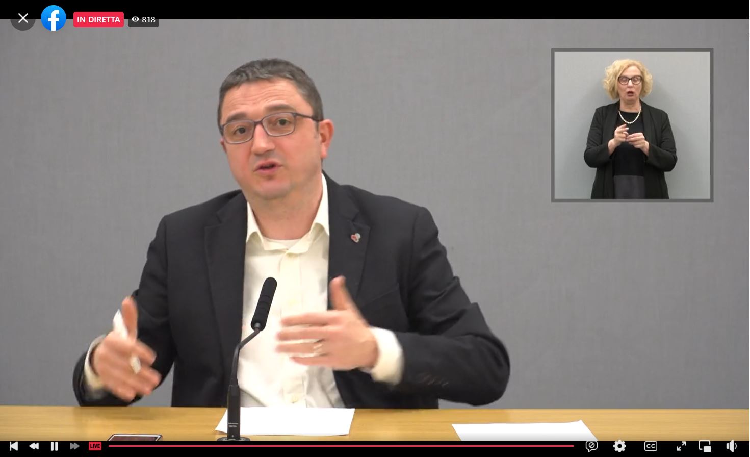 Trentino vicino alla zona arancione