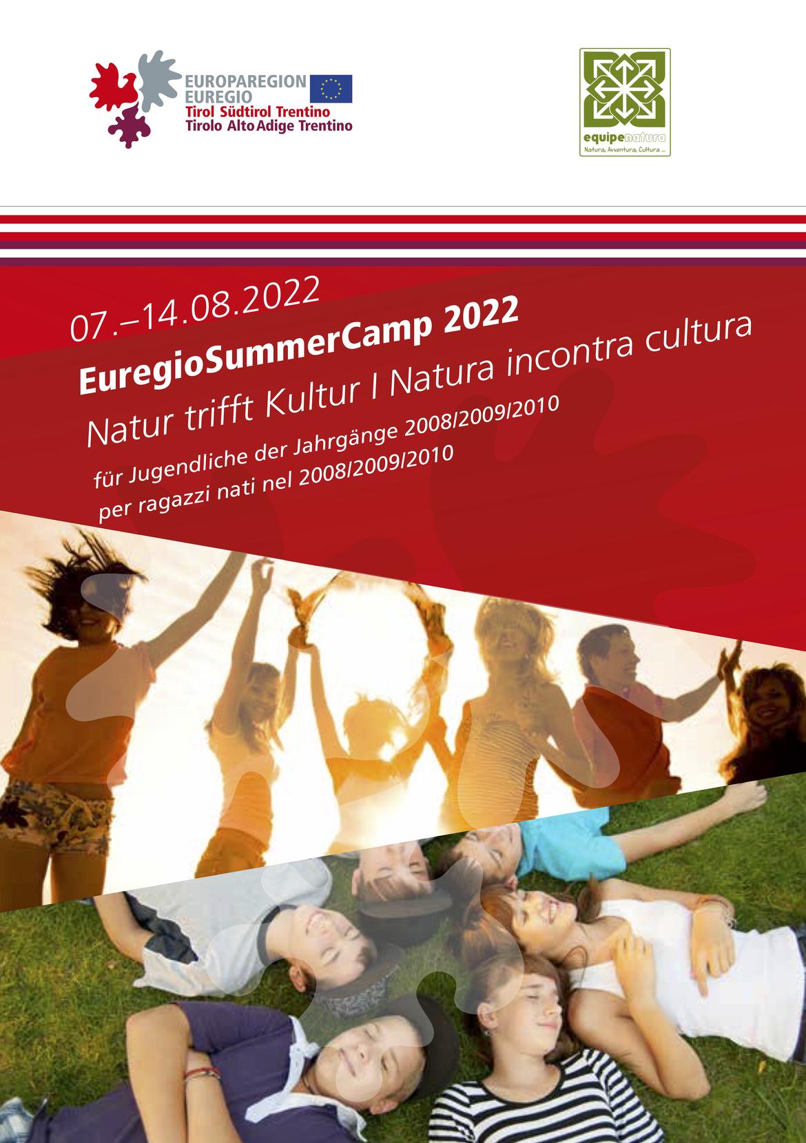 EuregioSummerCamp, le iscrizioni al via dal 21 marzo