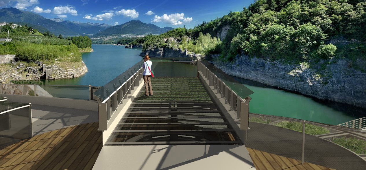 Uno skywalk per il lago