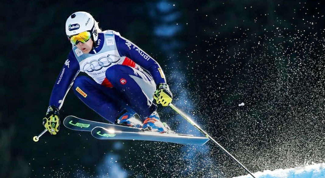 Simone Deromedis, il migliore degli azzurri a Nakiska