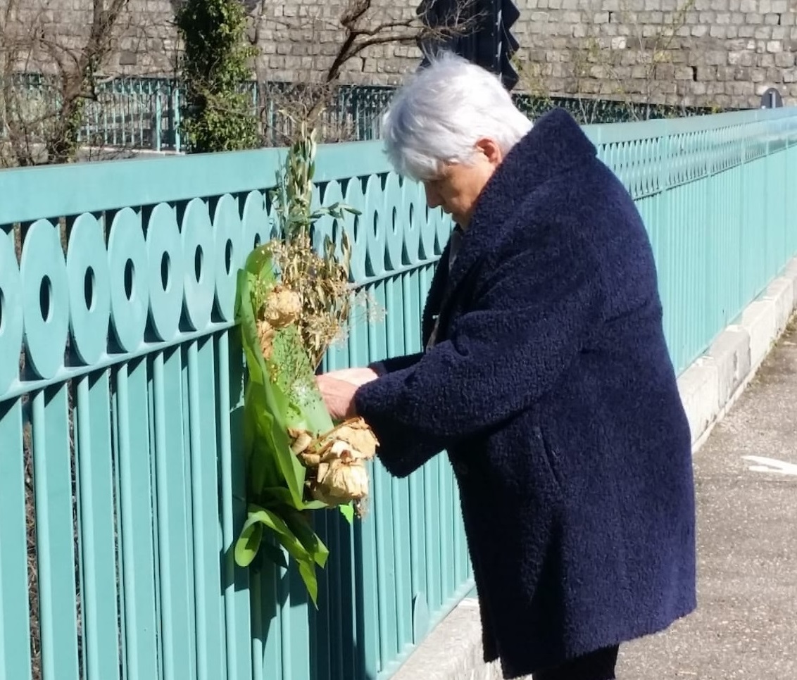 Un ramo d'ulivo per Sara Pedri