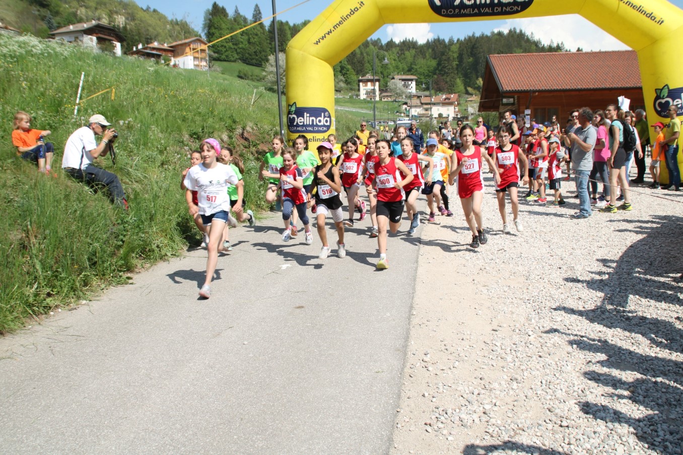 Di corsa ai piedi del castello