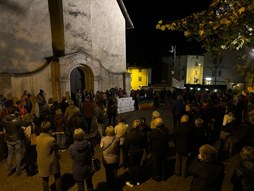A Taio in piazza per la pace