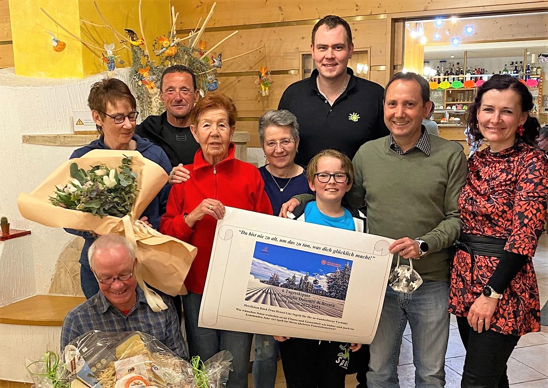 Nonna sciatrice, a 90 anni sulle piste di Folgarida Marilleva