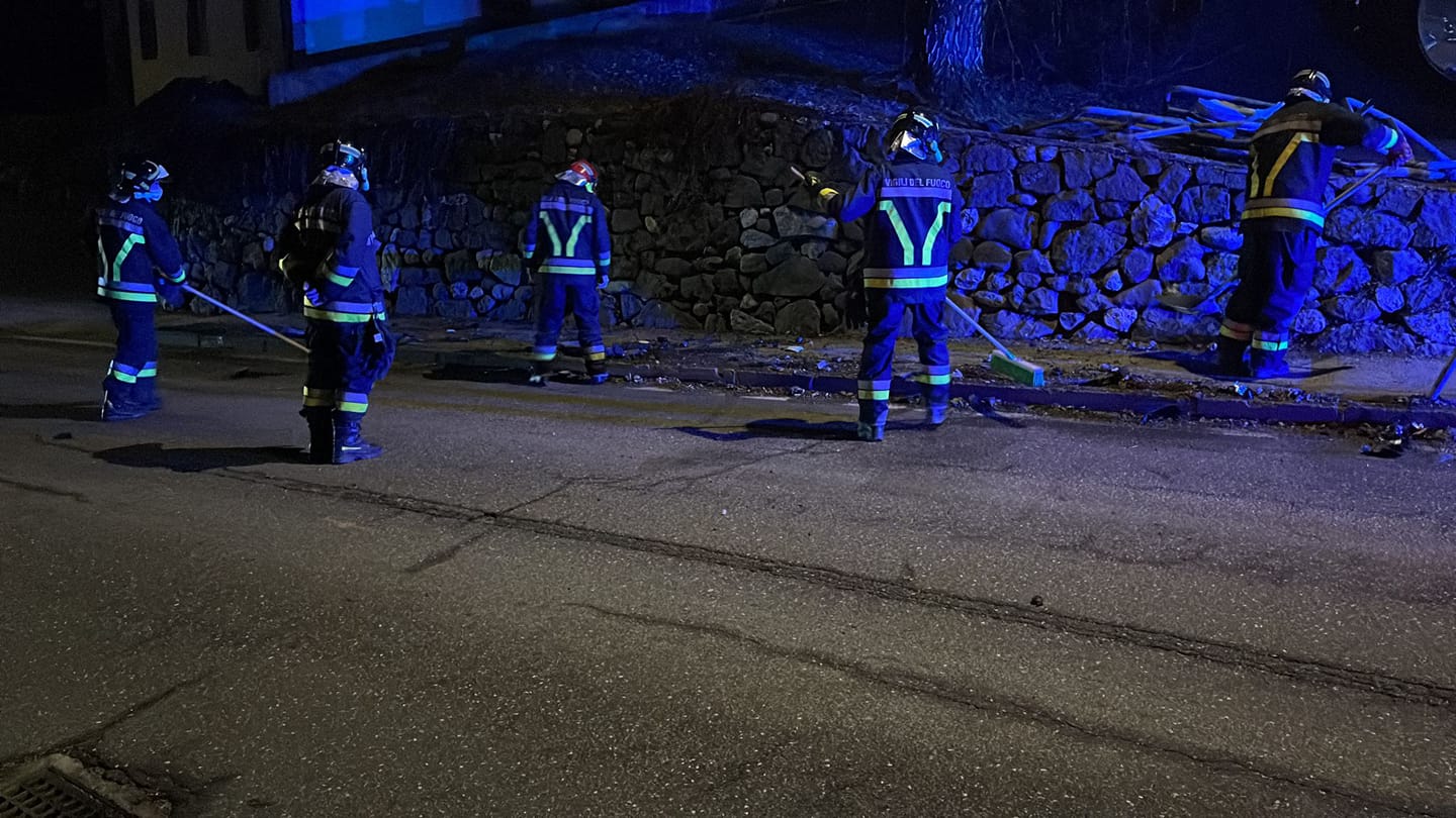 Incidente nella notte a Denno