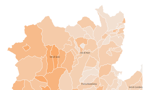 Covid19: nelle valli di Non e Sole oltre 1200 casi