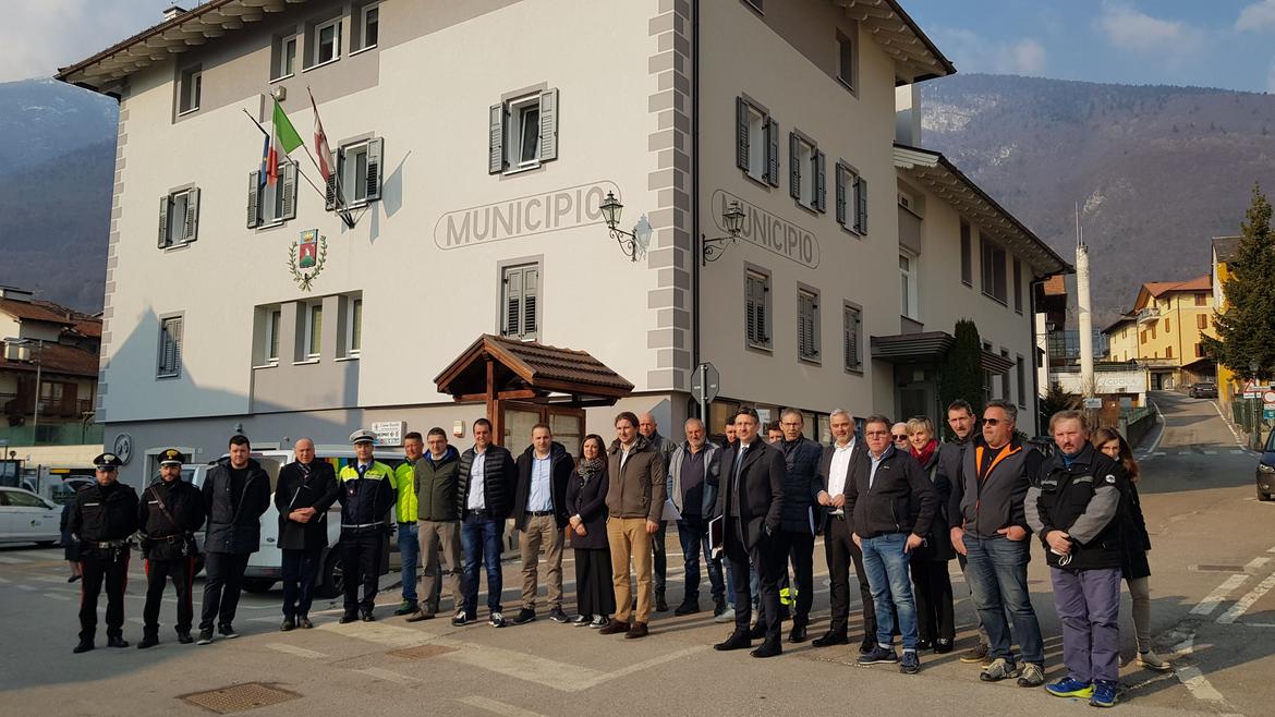 La Giunta provinciale accolta a Sporminore. Fugatti: "Attenti alle priorit&agrave;  di questo territorio"