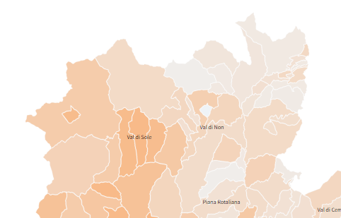 Nelle valli di Non e Sole 178 nuovi casi nelle ultime 24 ore