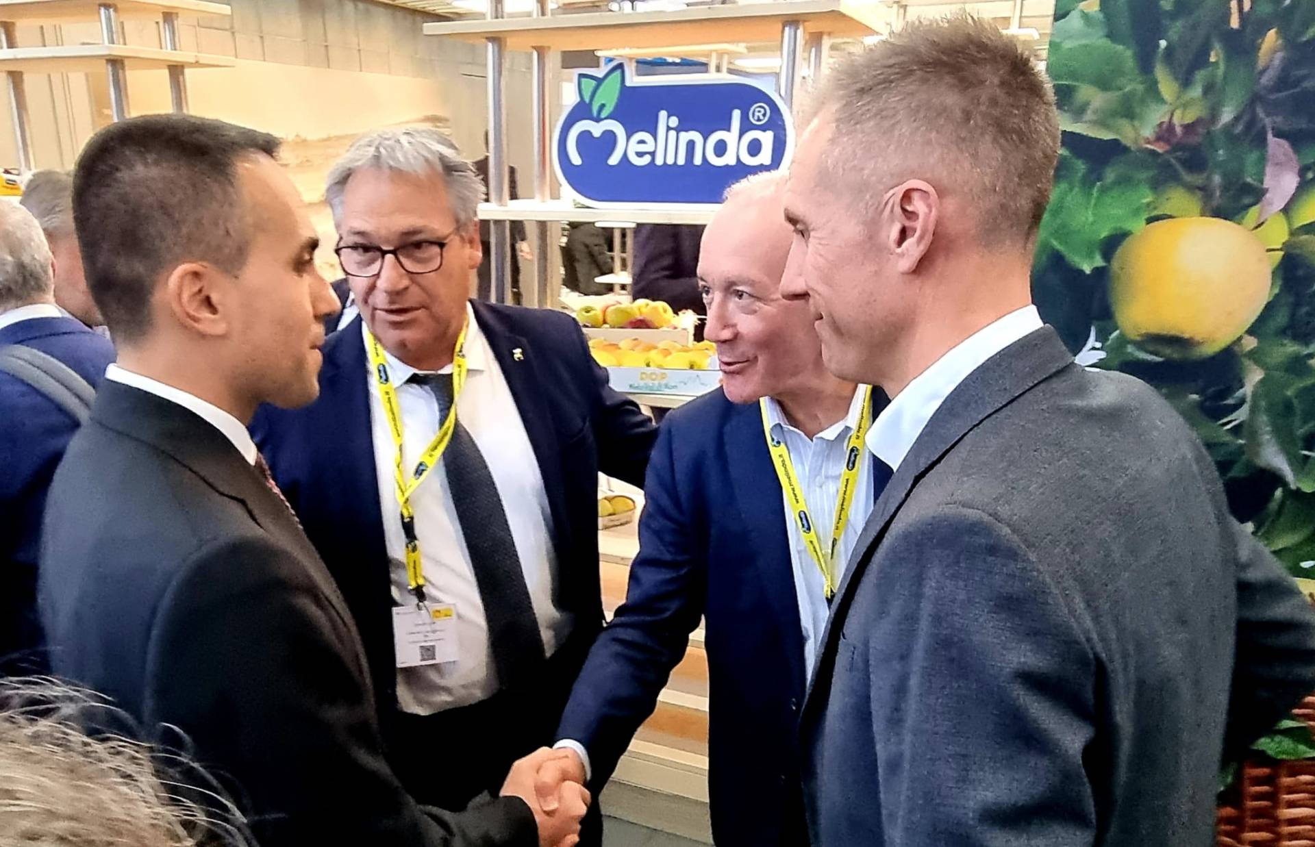Di Maio a Berlino da Melinda e La Trentina