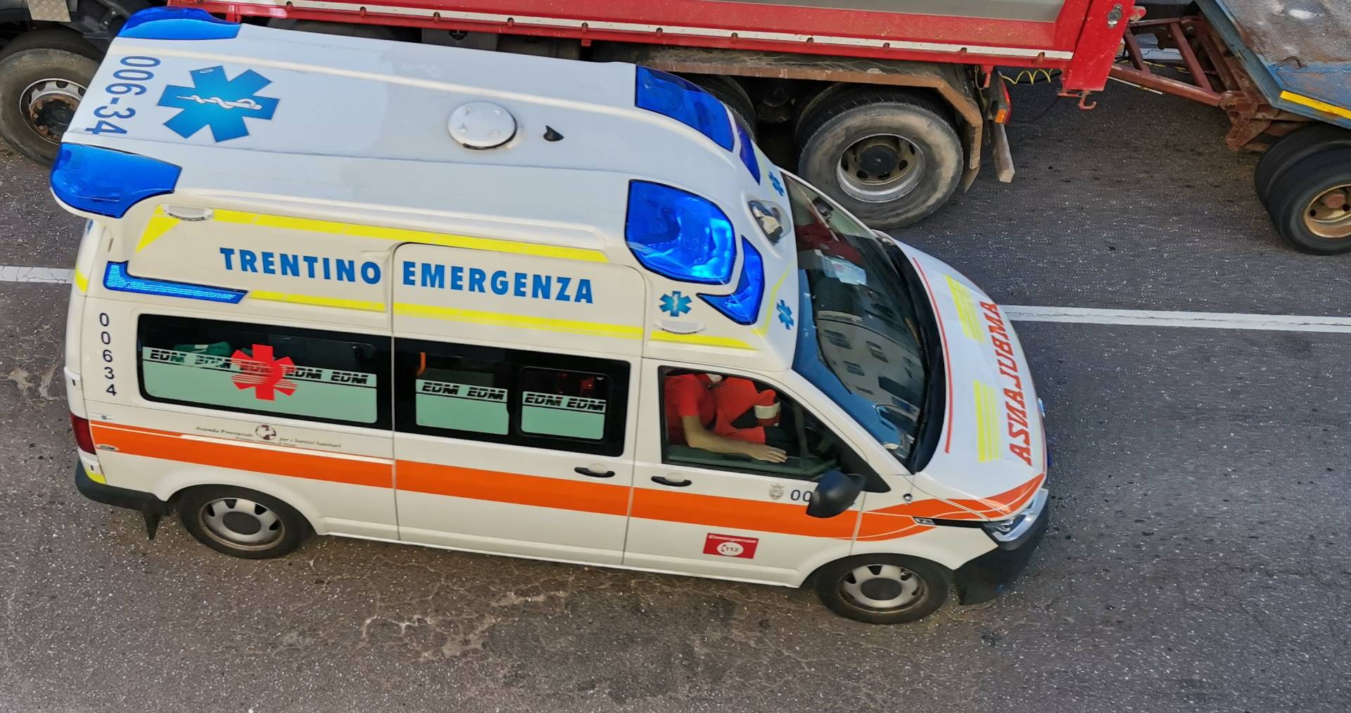 Rumo, incidente con il trattore
