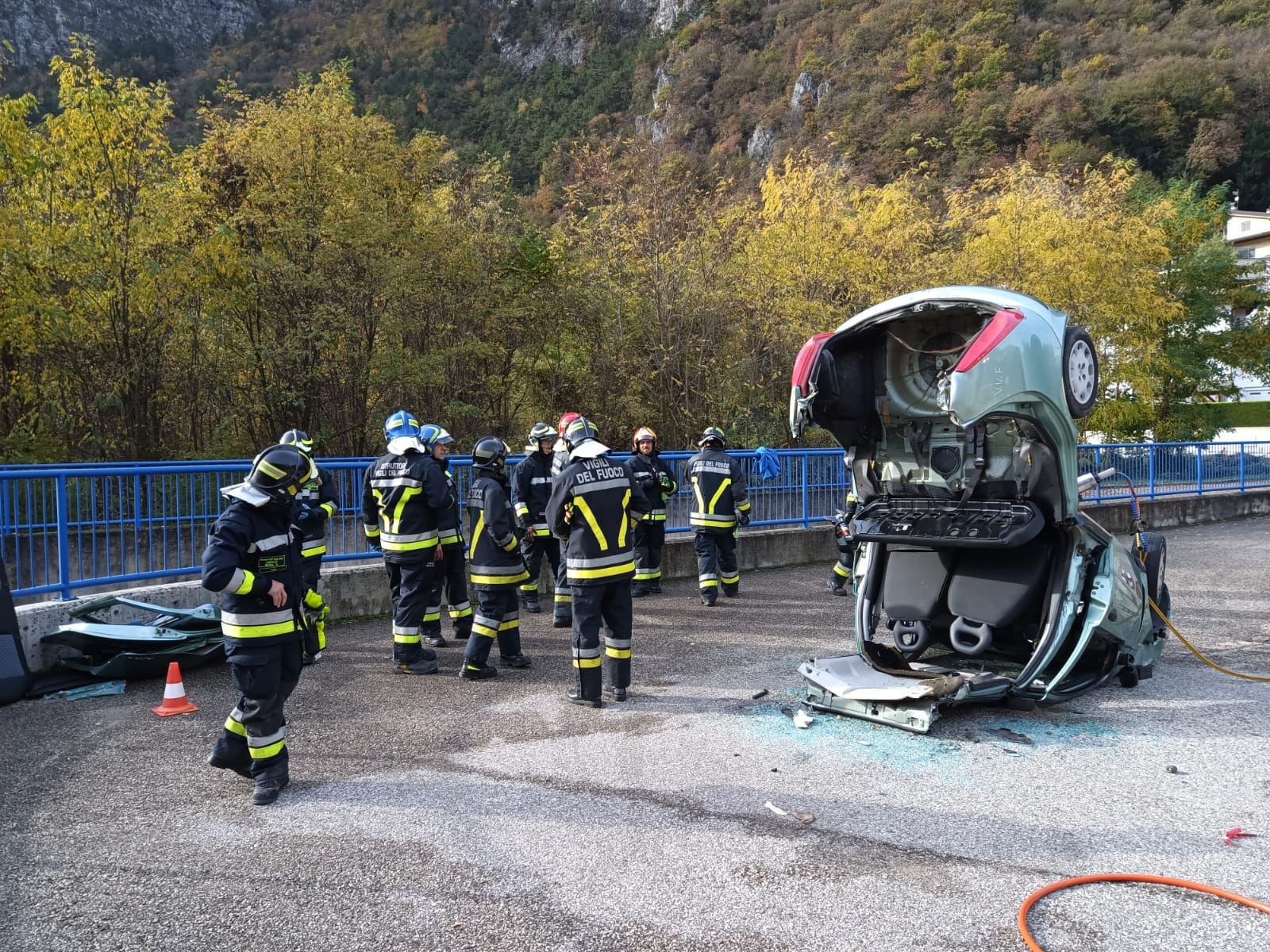 Per i vigili del fuoco di Denno la formazione continua